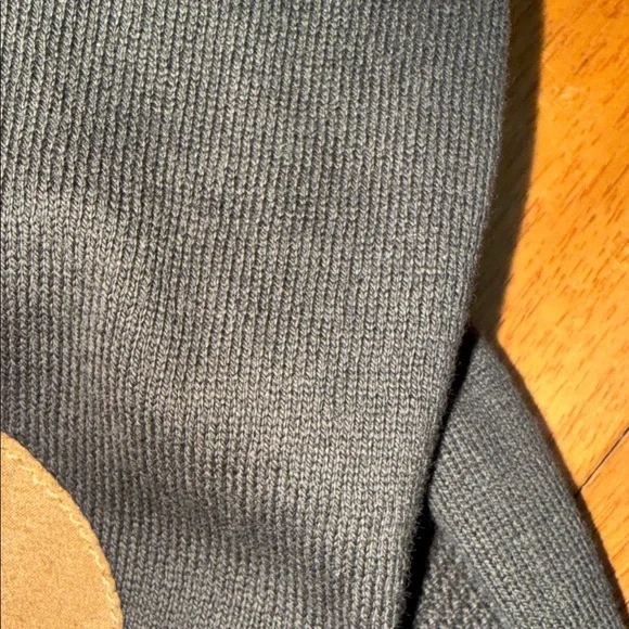 Zara Crewneck Sweater with Elbow Patches - Picture 9 of 9